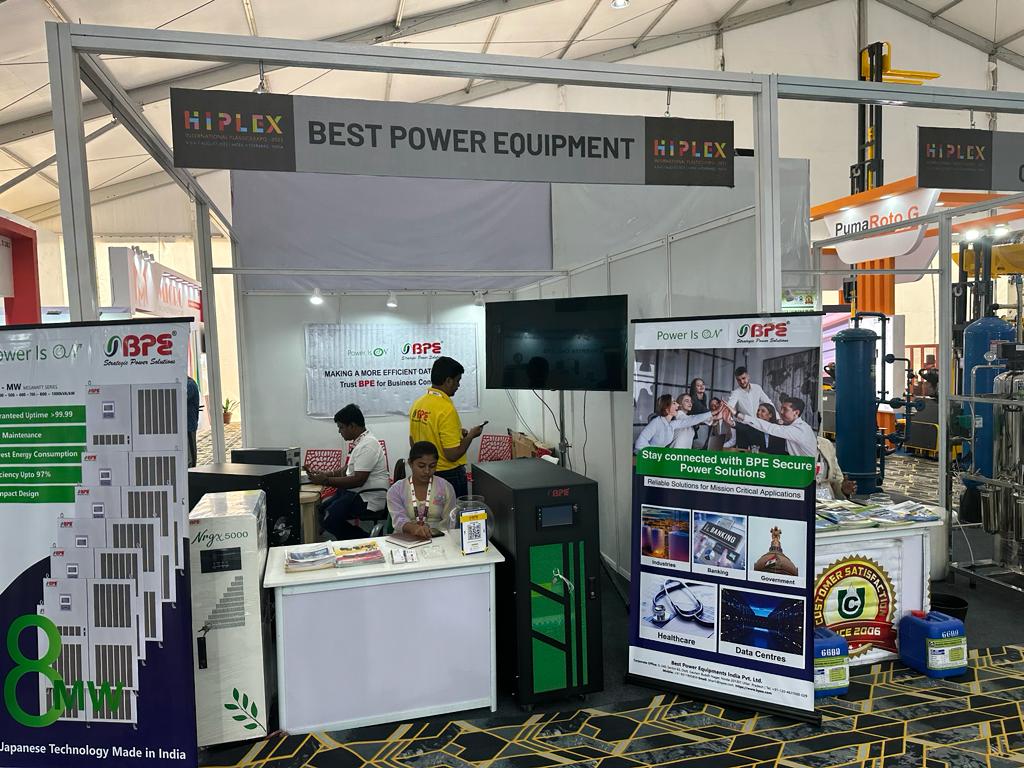   Best Power Equipments showcased best-in-class UPS solutions at HIPLEX